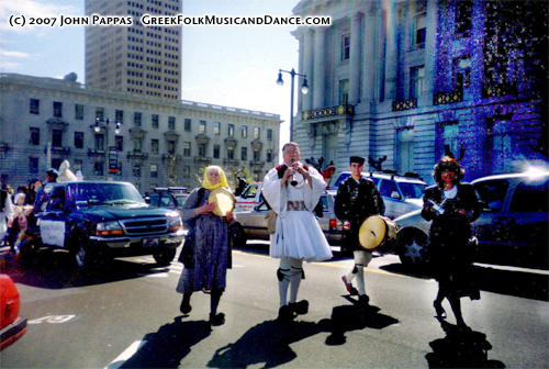 Paula, John, and Stathi on March 25